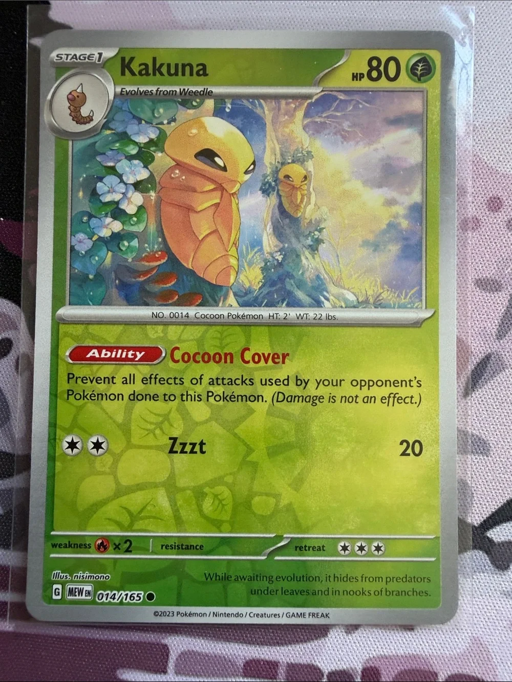 Weedle, Kakuna & Beedrill Pokémon Evolution Reverse Holo Lot 🐝 | 4 Cards ✨5/$25